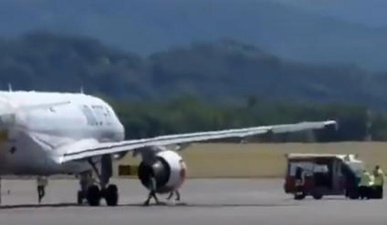 Uçağın jet motoruna çekilen adamın kimliği belli oldu