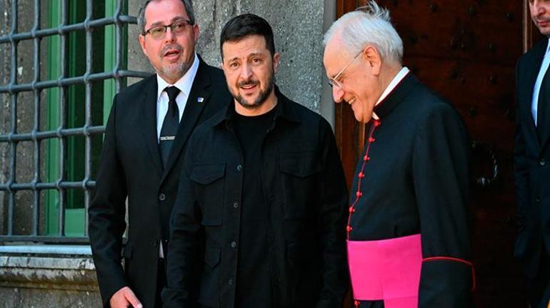 Papa 14. Leo, Zelenskiyi yazlık konutta ağırladı: Yeni çağrı