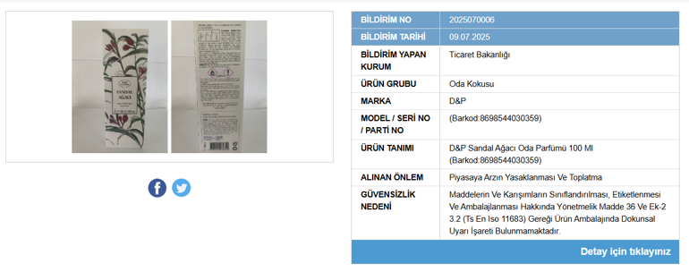Ticaret Bakanlığı toplatma kararı ile ilgili bir görsel