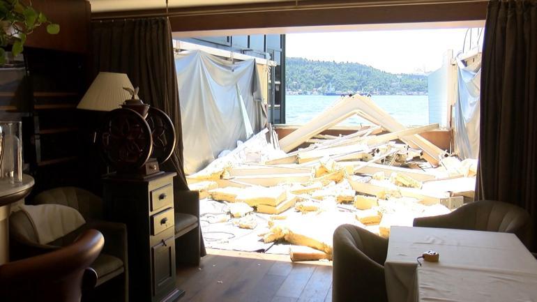 İstanbul Boğazında kaçak yapılara yıkım Aralarında ünlü mekanlar da var