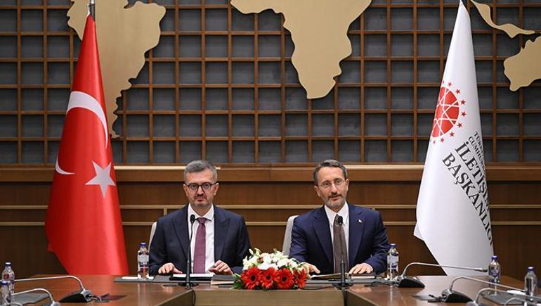 Cumhurbaşkanlığı İletişim Başkanlığında devir teslim Fahrettin Altun görevi Burhanettin Durana devretti
