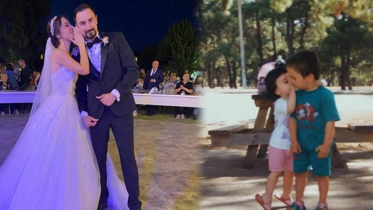 O fotoğraf herkesi şaşırttı 3 yaşında tanıştılar, 27 yıl sonra evlendiler