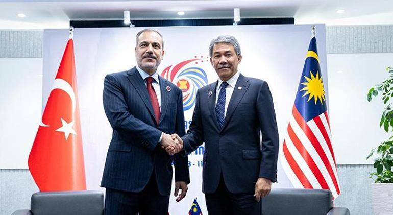 Dışişleri Bakanı Hakan Fidanın ASEAN kapsamında diplomasi trafiği sürüyor