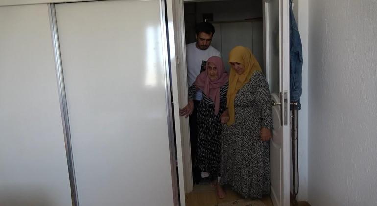 Tam 101 yaşında, 24 torunlu Fatma Teyze torununun torunuyla buluştu