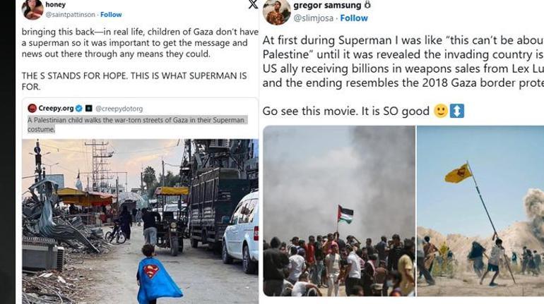 6876037b407805e46c03af44 SUPERMAN İSRAİL'E KARŞI MI? YENİ FİLMİN ARDINDAN SOSYAL MEDYA YORUMLARI, YÖNETMEN JAMES GUNN'DAN AÇIKLAMA!