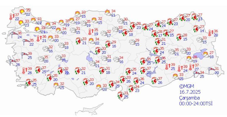68767255280d2d4b642c4b40 Son dakika Meteoroloji haberi: Valiliklerden peş peşe hava durumu uyarısı! Kuvvetli geliyor!