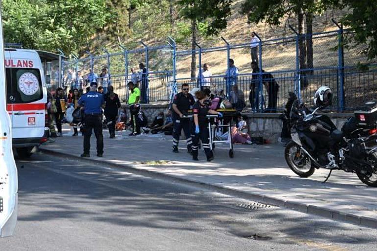 Ankarada belediye otobüsü kazası Çok sayıda yaralı var