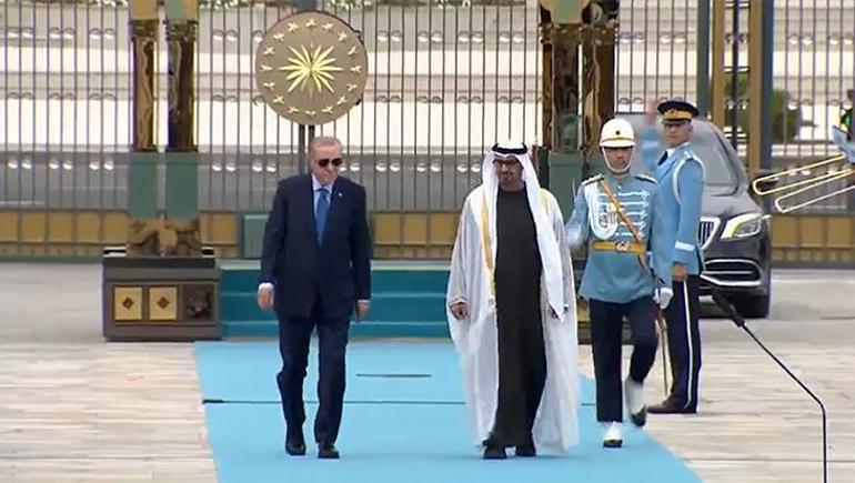 6877979ad13a6e6d2d96ba1e Cumhurbaşkanı Erdoğan, BAE Devlet Başkanı Al Nahyan'ı resmi törenle karşıladı