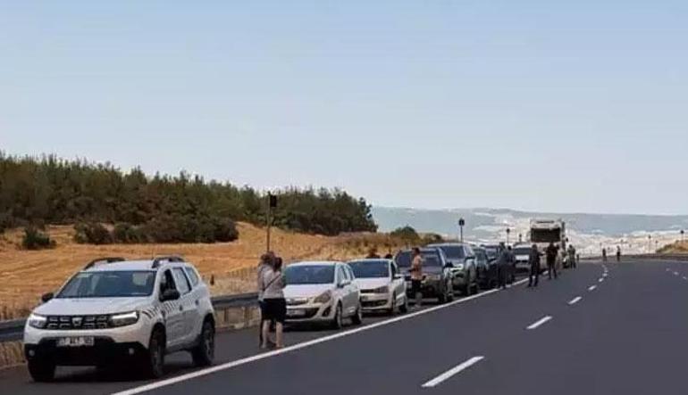 Çanakkale-Malkara Otoyolu kapatıldı mı Orman yangını nedeniyle hangi yol kapatıldı