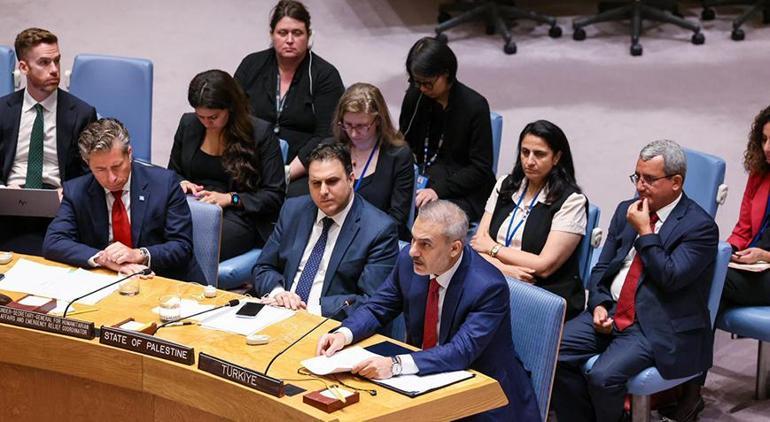 Ministro de Relaciones Exteriores, Hakan Fidan: UNGK, decepcionó la dignidad humana