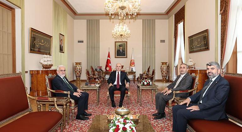 68791b6a280d2d4b642c51be TBMM Başkanı Kurtulmuş HÜDA PAR Genel Başkanı ve beraberindeki heyeti kabul etti