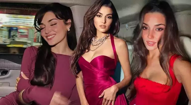 Hande Erçel left her mark on the wedding in Lebanon with her beauty. Hakan Sabancı's detail attracted attention.