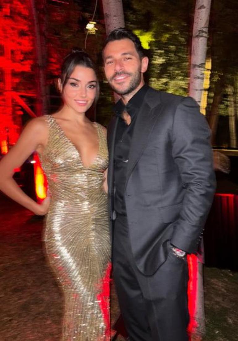 Hakan Sabancının ceketini giydi Hande Erçelden yeni düğün paylaşımı