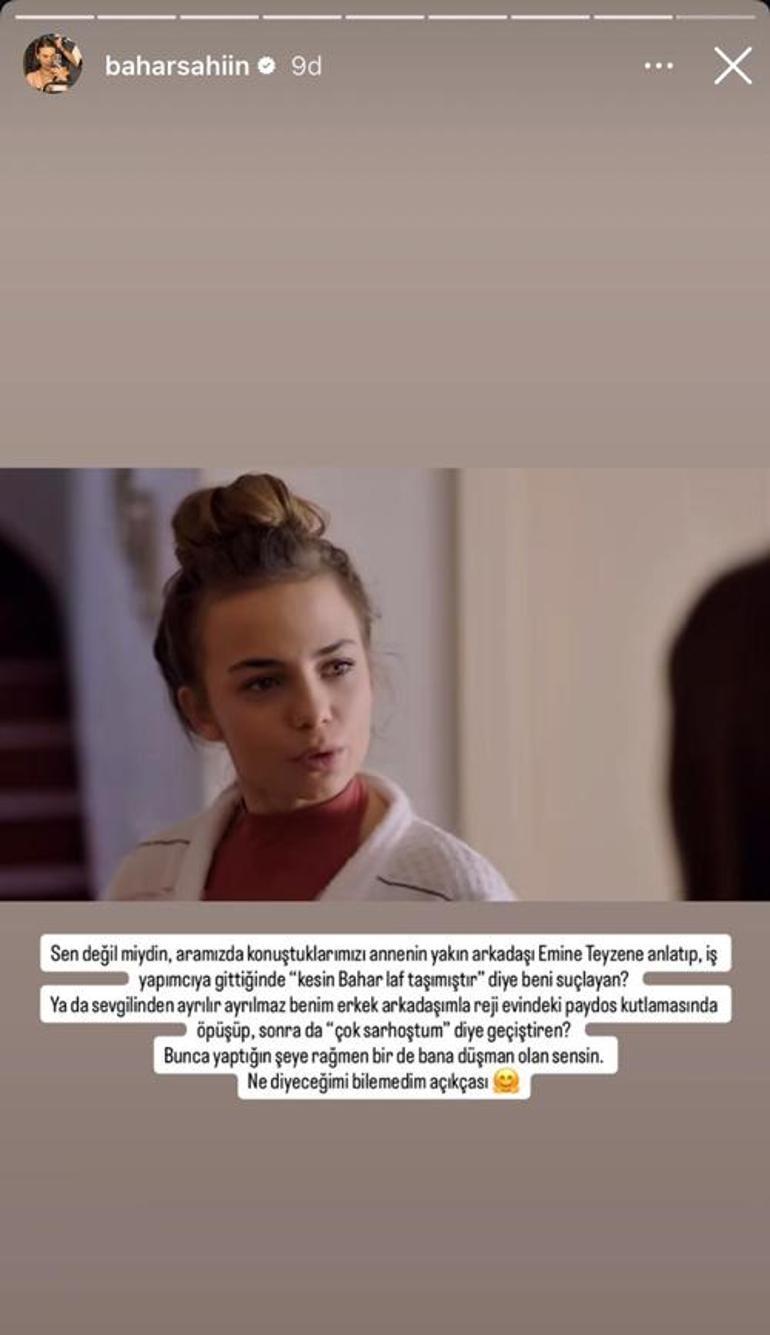Bahar Şahin ve Mine Tugay kaosuna bir isim daha eklendi Bana düşman olan sensin