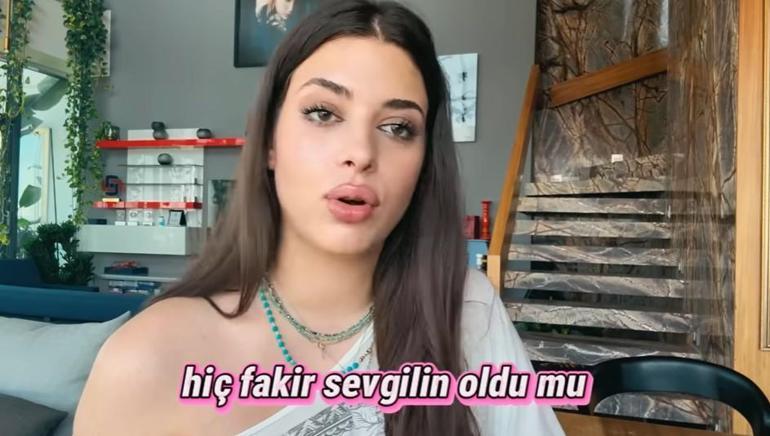 Her sözü olay Defne Samyelinin kızı Derin Taludan fakir sevgili açıklaması