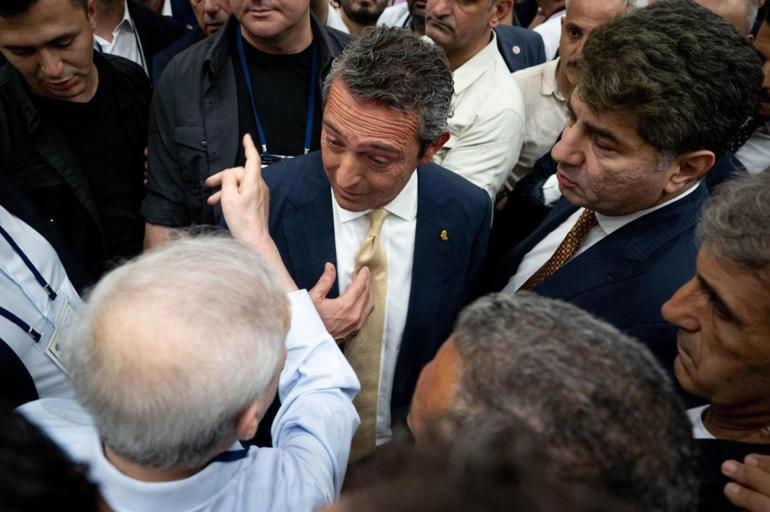 Fenerbahçe Divan Kurulunda dışarı çık gerginliği Ali Koç ve Aziz Yıldırım müdahale etti