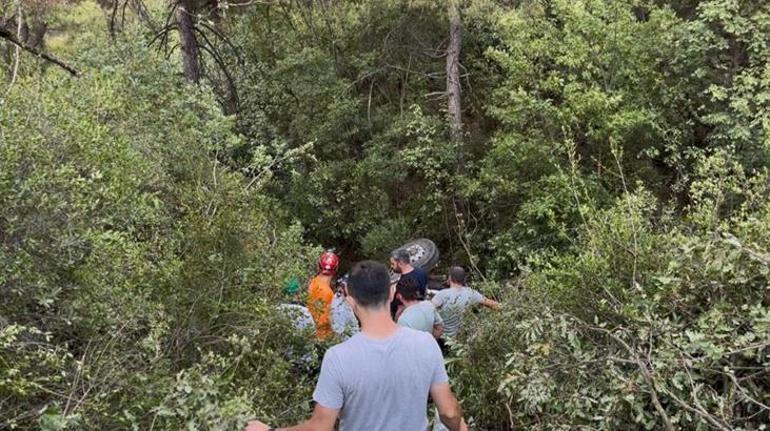 688660150e2c3c6ca817155e Bursa'da feci olay! Orman yangınını söndürmeye giden tanker uçuruma düştü: 1 ölü 2 yaralı