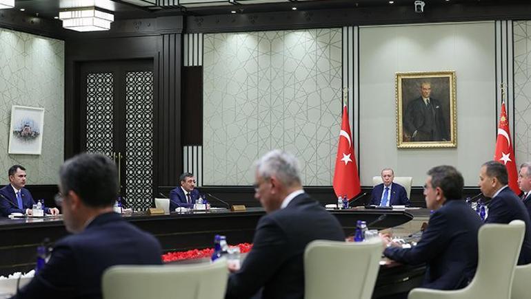 6887608300194e78d1bb12d8 Kabine toplantısı, Erdoğan başkanlığında başladı