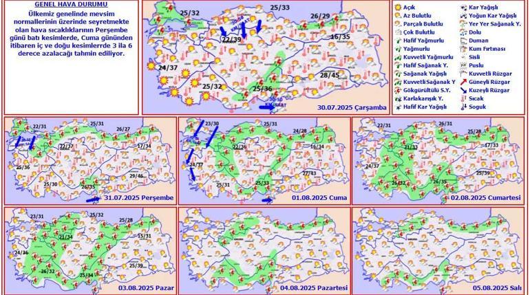 68889c25a24008c540a88984 SON DAKİKA HAVA DURUMU: Meteoroloji yarın için saat verip uyardı! İstanbul dahil: Gök gürültülü sağanak geliyor!