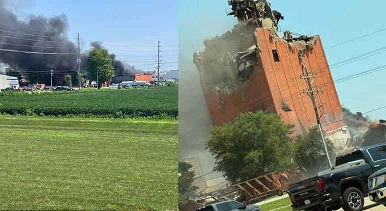 Potężna eksplozja w fabryce pelletu w USA: budynek się zawalił, 3 osoby nieosiągalne