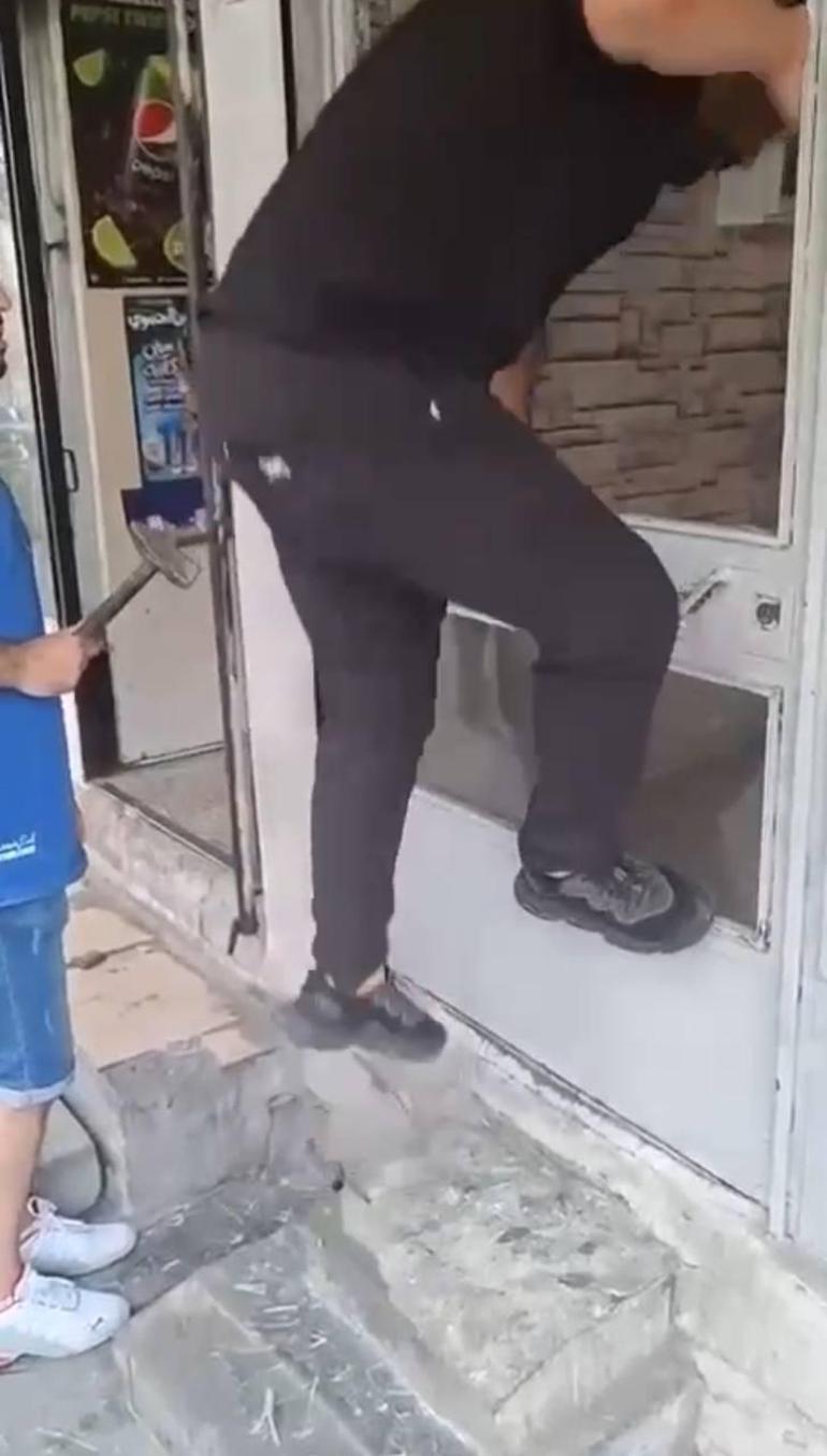 6889bb1e00194e78d1bb1a2c Kaybolan telefonunu sinyalden buldu! Cihazın bulunduğu iş yerinin camını kırarak geri aldı