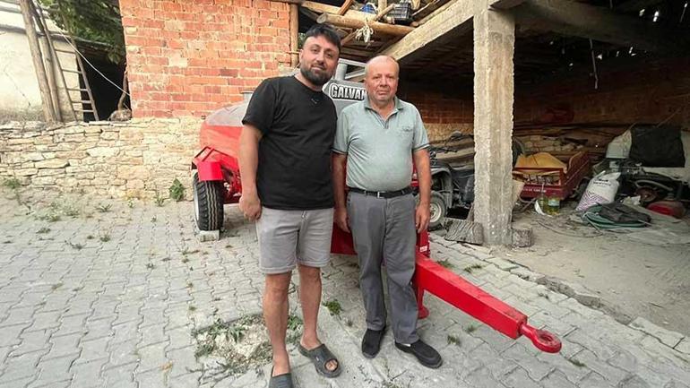 6889ffe1a24008c540a88de5 Sosyal medya onu bu görüntüyle tanıdı! Çiftçiye anlamlı hediye