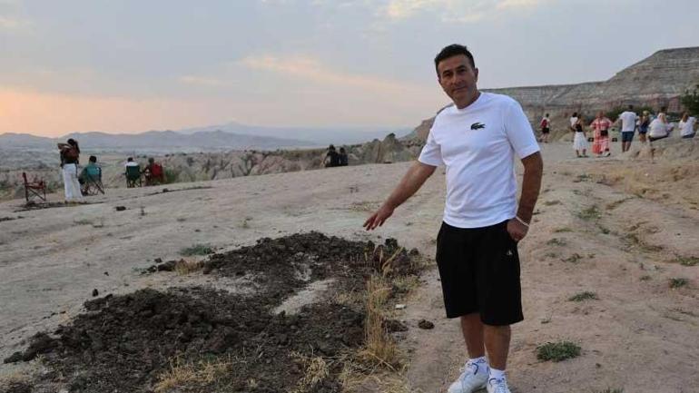 688ca0eb0e2c3c6ca8172f06 Kapadokya’ya gelenler gözlerine inanamadı! ‘Bu manzara ile adeta şok olduk’
