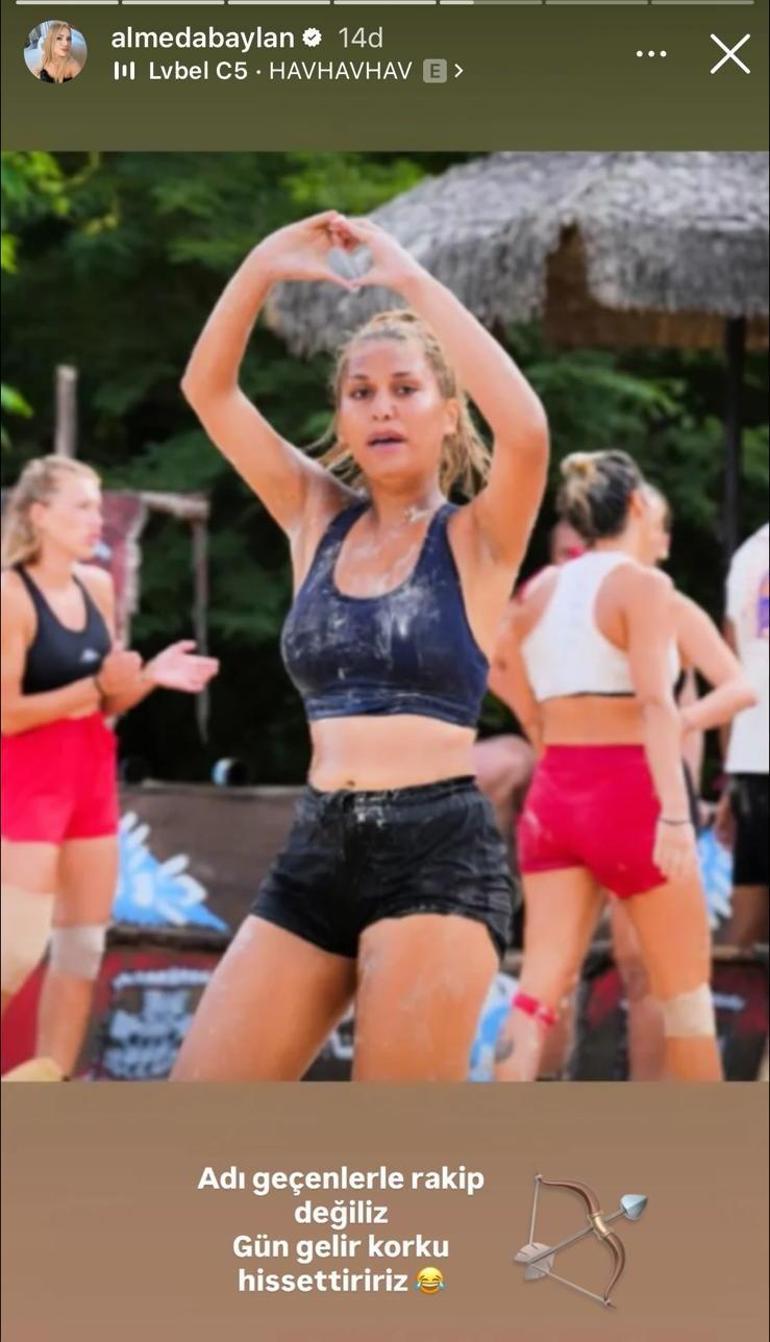 Almeda Baylan's Survivor 2026 reference drew attention with her song selection in her Instagram post.