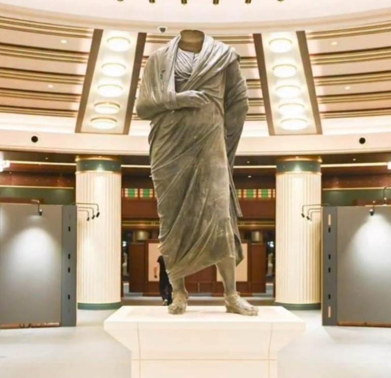 688f19263f27d3361d154e20 Arkeolojinin kalbi Cumhurbaşkanlığı'nda atacak! Evine dönen Marcus heykeli ilk kez milletin evinde görücüye çıkıyor