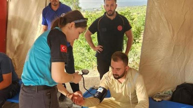 Se intervinieron 350 personas en 3 hospitales de campo en zonas de bomberos