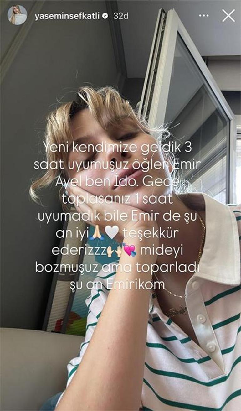 De kleinzoon van İbrahim Tatlıses, Emir, werd in het ziekenhuis opgenomen. Het serum trok de aandacht.