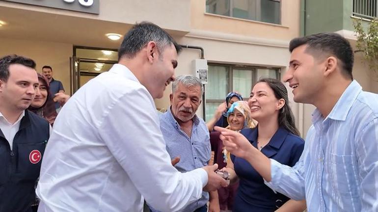 Bakan Kurumdan depremzede aileye ziyaret