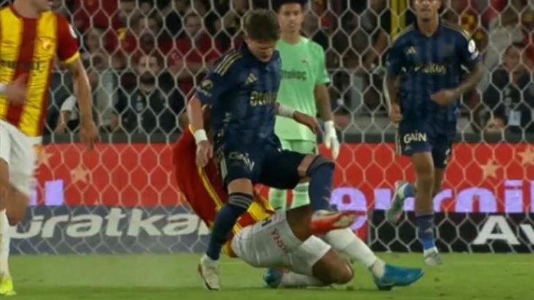 Göztepe - Fenerbahçe maçındaki kırmızı kart ve penaltı kararları doğru mu Elmacık kemiğine gelse kırar