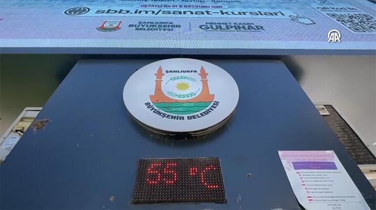 Termometre 55i gösterdi Kentte sokaklar boşaldı, hayat adeta durdu
