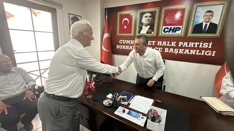 CHP Lideri Özgür Özel Balıkesirde cenaze törenine katıldı