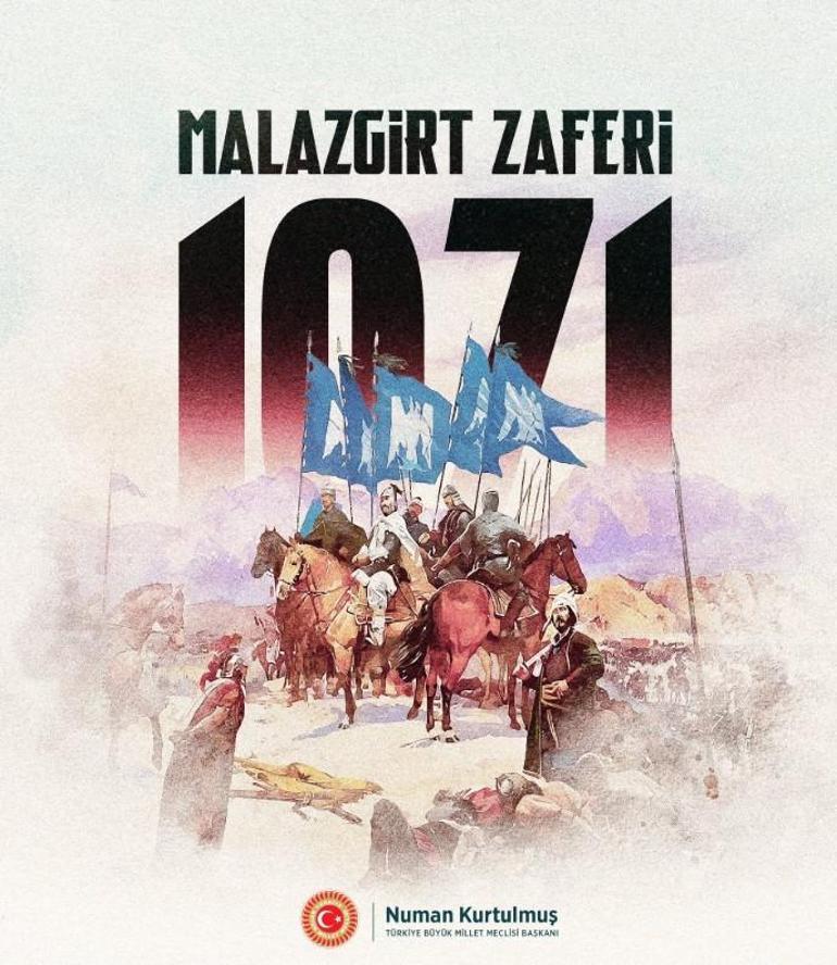 68ad77f68e449e8e84ddc756 TBMM Başkanı Kurtulmuş'tan Malazgirt Zaferi'nin 954. yıl dönümü paylaşımı