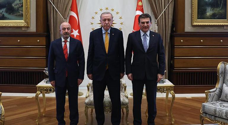 Cumhurbaşkanı Recep Tayyip Erdoğan, OYAK Heyetini kabul etti