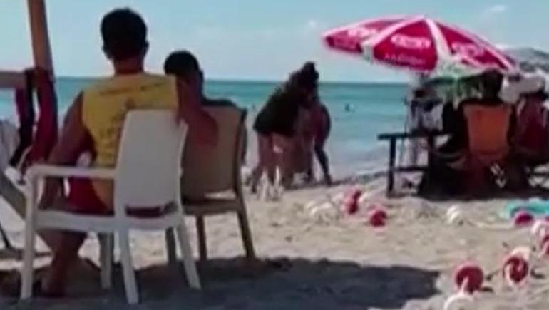 Büyükçekmece sahilinde sigara dumanı kavgası Kolunu ısırdı