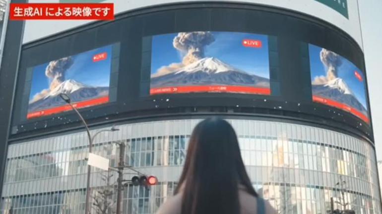 Per preparare Tokyo al peggio, è stata creata una simulazione dell'eruzione del vulcano Fuji.