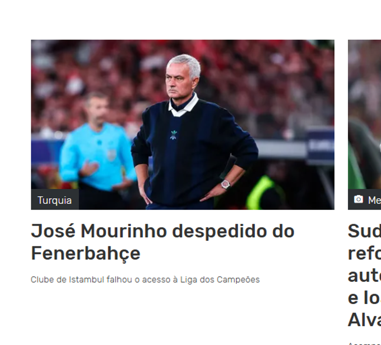 Dünya basınında Jose Mourinho ayrılığı gündem oldu: Artık Özel olmayan teknik adamın batışı