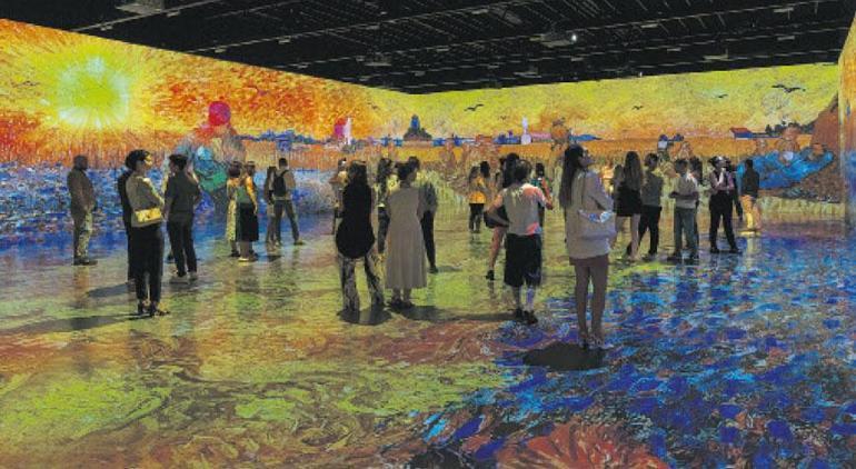 Vincent van Gogh’un ışığı dijitalde parladı
