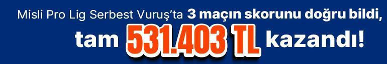 Misli Pro Lig Serbest Vuruş’ta 3 maçın skorunu doğru bildi, tam 531.403 TL kazandı