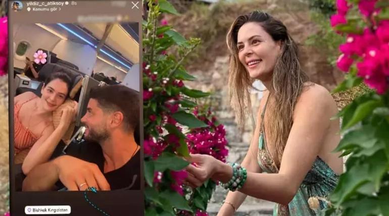 Ayrılık yok aşk tam gaz devam Berk Oktay ve Yıldız Çağrı Atiksoydan romantik paylaşım