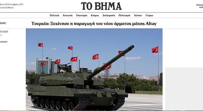 Türkiyenin Altay tankı, Yunanistanda yankılandı: Yeni dönemin simgesi, savunma hedeflerinin kilometre taşı