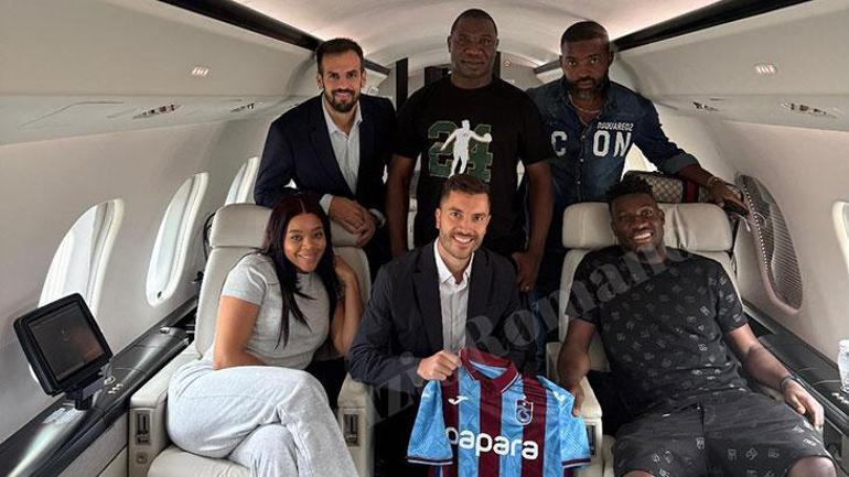 Andre Onana, Trabzonspor için Türkiyeye geldi