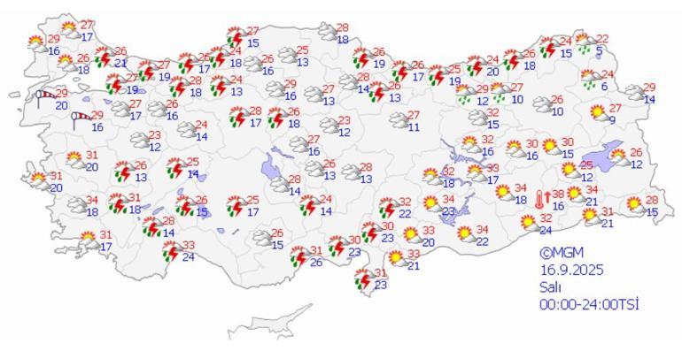 68c5b6f02232a99f288b9a3f Meteoroloji yeni haritayı yayımladı! Önümüzdeki haftaya dikkat: Kuvvetli geliyor