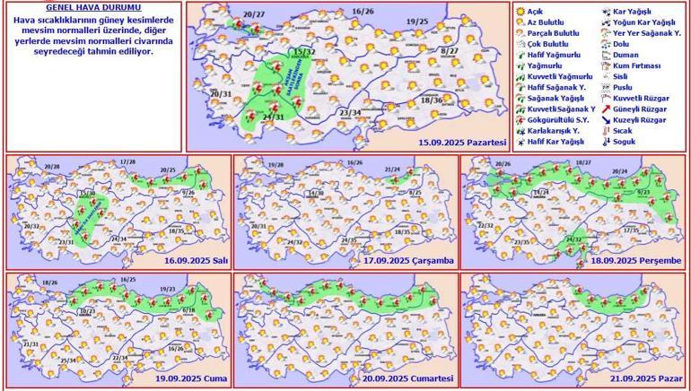 Meteoroloji’den sağanak alarmı 5 güne dikkat: İstanbul, Ankara dahil
