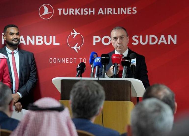 THY, Sudanın en büyük liman şehri Port Sudana uçuş başlattı