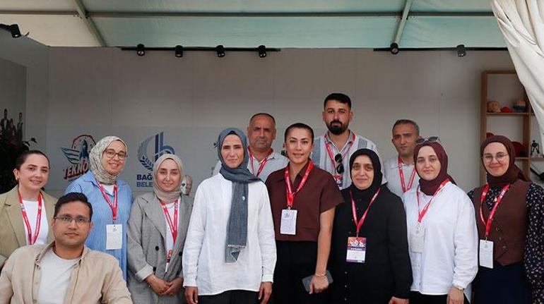 Sümeyye Erdoğan Bayraktar, TEKNOFEST'te Engelliler Sarayı standını ziyaret etti