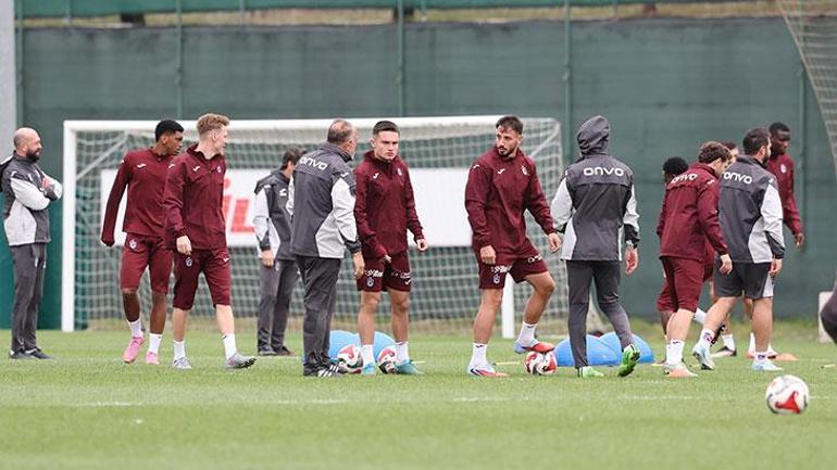 Trabzonspor, Gaziantep FK maçı öncesi antrenmanları sürdürdü